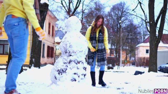 После зимней прогулки так неплохо согреться качественным сексом - #1